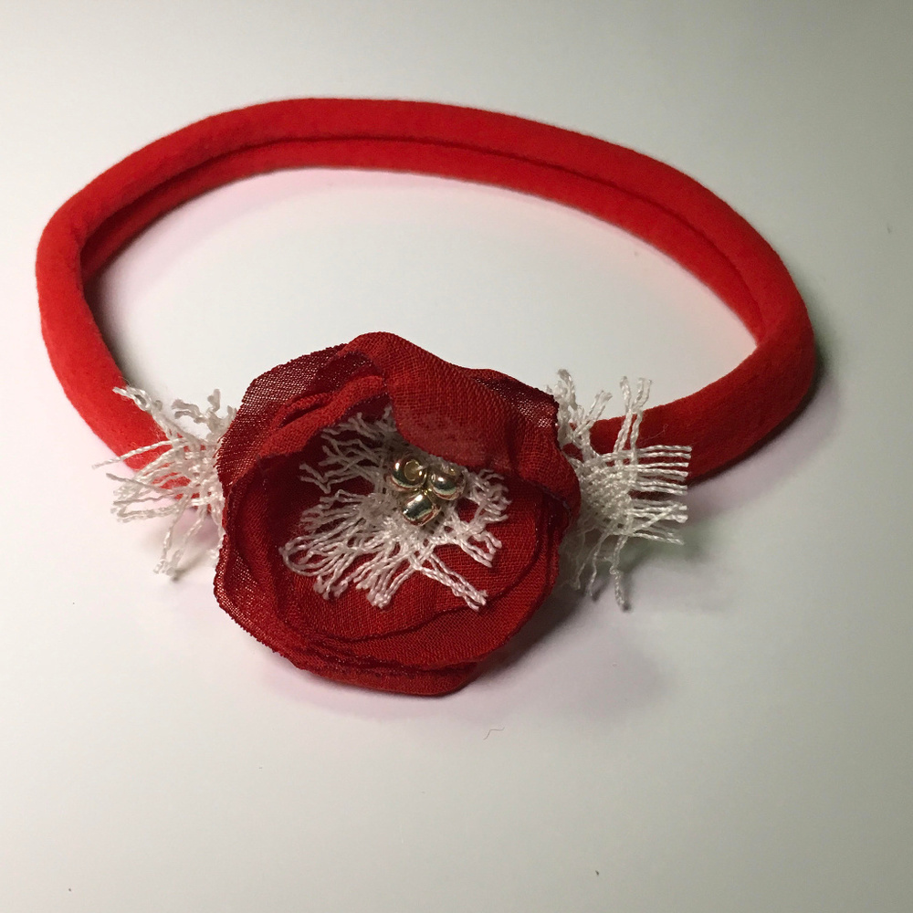 Chiffon Floral nylon Headband Newborn